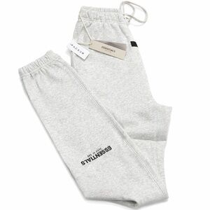 Fear of God Essentials Light Oatmeal Cuffed Sweatpants